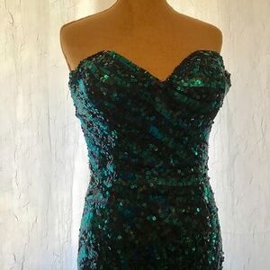Mac Duggal Mermaid sequin dress